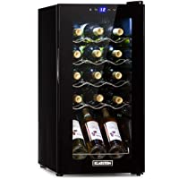 Los mejores  - Klarstein Shiraz Slim Uno - Nevera para vinos- Eficiencia energética Ge Clase G- 5-18 °C- 42 dB- Panel táctil…
